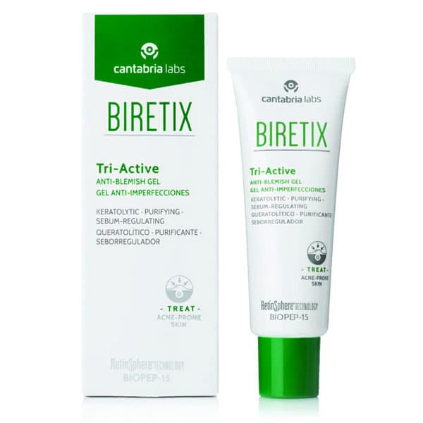 Гель три-актив для кожи с акне, Tri-Active Anti-Blemish Gel, BiRetix