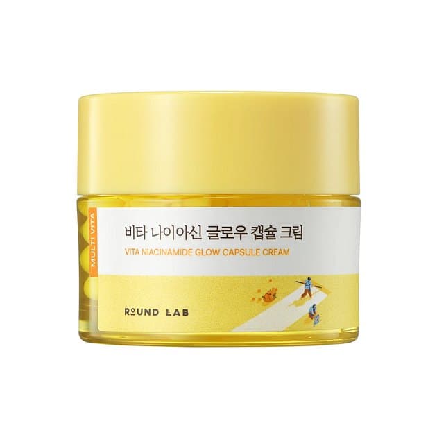 Осветляющий капсульный крем с ниацинамидом Round Lab Vita Niacinamide Glow Capsule Cream