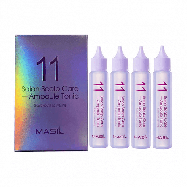 Освежающий ампульный тоник для кожи головы Masil 11 Salon Scalp Care Ampoule Tonic