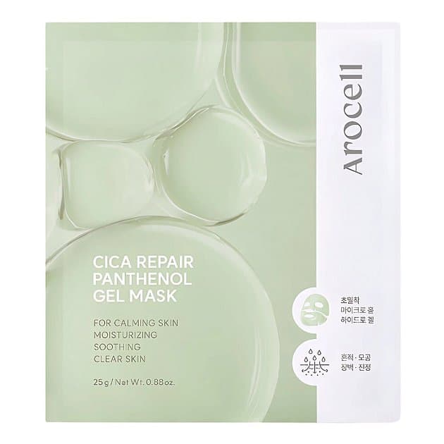 Восстанавливающая гидрогелевая маска с PDRN и центеллой Arocell Cica Repair Panthenol Gel Mask