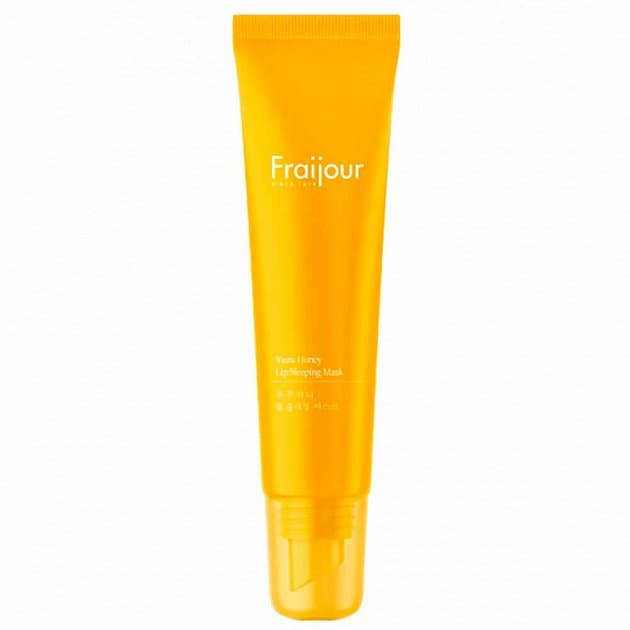 Ночная питательная маска для губ с юдзу и прополисом Fraijour Yuzu Honey Lip Sleeping Mask