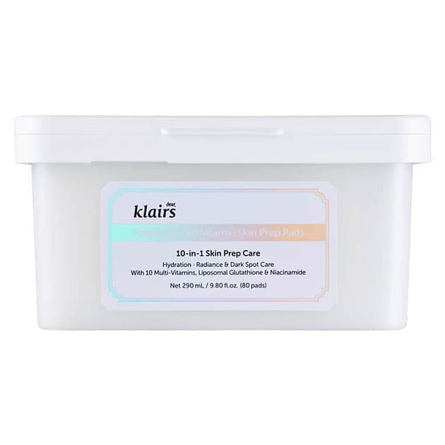 Витаминные тонер-пэды Dear, Klairs Freshly Juiced Vitamin Skin Prep Pads
