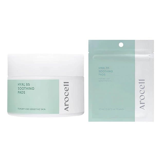 Успокаивающие пэды для чувствительной кожи Arocell Hyal B5 Soothing Pads