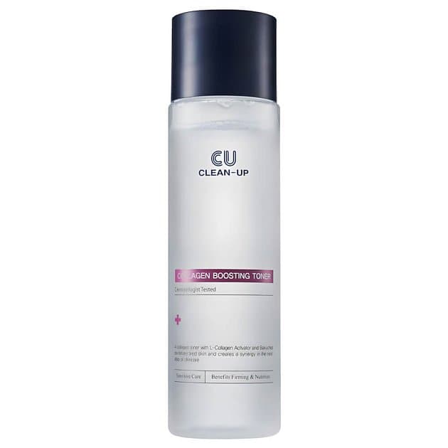 Тонер-бустер с коллагеном и пептидами CUSKIN Clean-Up Collagen Boosting Toner