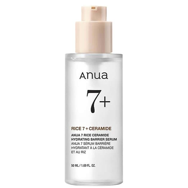 Сыворотка для сияния кожи с рисом Anua Rice 7 Ceramide Hydrating Barrier Serum