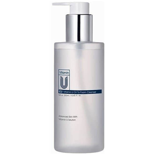 Двухфазное масло-пенка для очищения с витамином U CUSKIN CU: Vitamin U Oil To Foam Cleanser