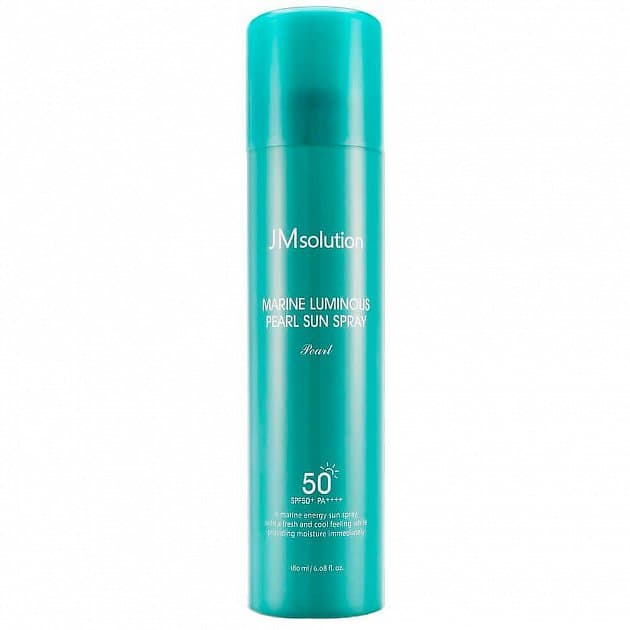 Солнцезащитный спрей с жемчугом JMsolution Marine Luminous Pearl Sun Protection Sun Spray SPF50+ PA+++