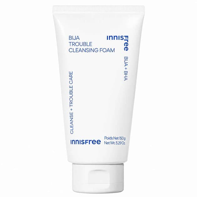 Очищающая пенка для проблемной кожи Innisfree Bija Trouble Cleansing Foam