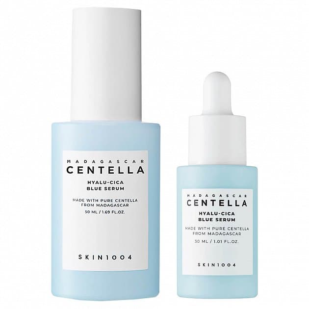 Увлажняющая сыворотка с центеллой SKIN1004 Madagascar Centella Hyalu-Cica Blue Serum
