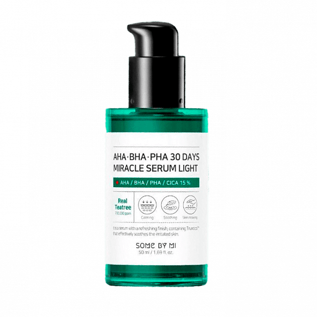 Облегчённая кислотная сыворотка Some By Mi AHA BHA PHA 30 Days Miracle Serum Light