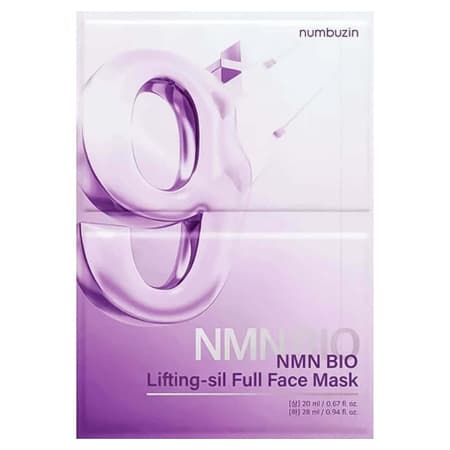 NUMBUZIN Тканевая 3D-маска для подтяжки лица, + 20мл