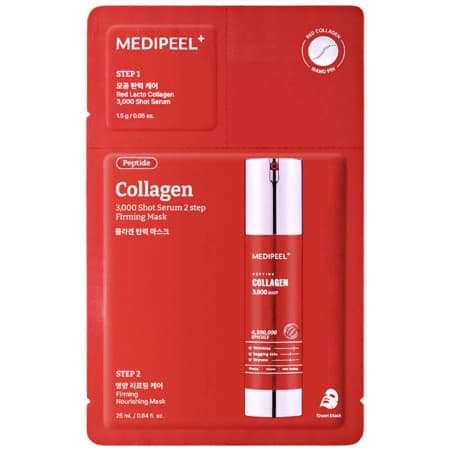 MEDIPEEL Двухфазная маска с коллагеном и микроиглами, + 25мл