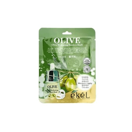 Ekel Маска для лица тканевая ОЛИВА Olive Ultra Hydrating Essence Mask
