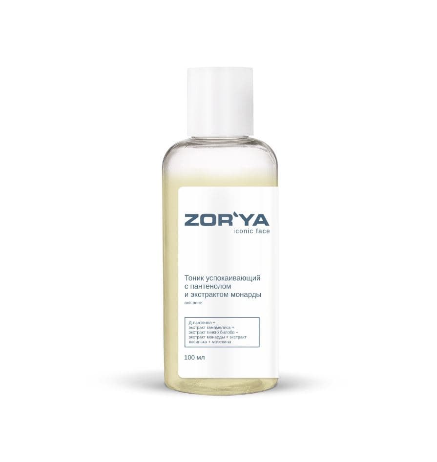 Тоник успокаивающий с пантенолом и экстрактом монарды ANTI-ACNE