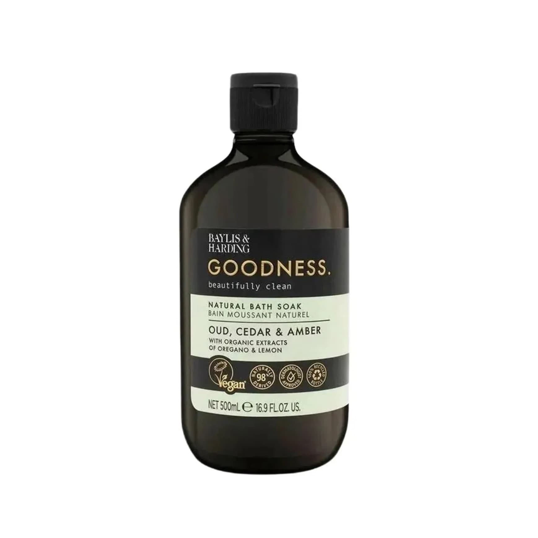 Goodness Oud, Cedar & Amber Bath Soak Пена для ванны