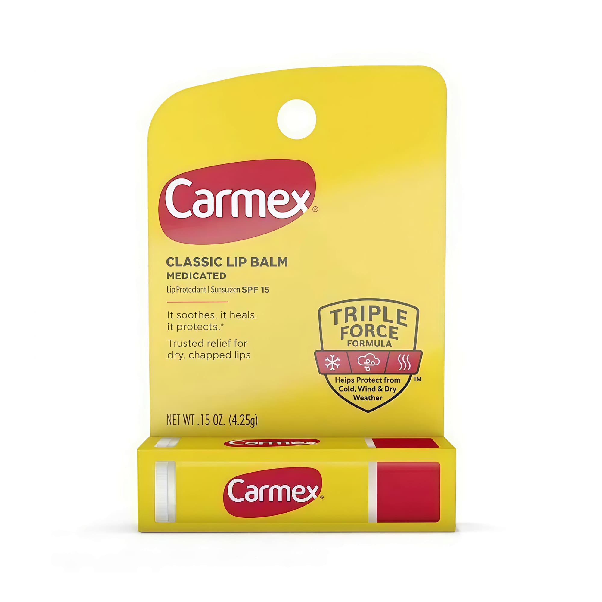 Carmex Classic Lip Balm Бальзам для губ классический SPF15