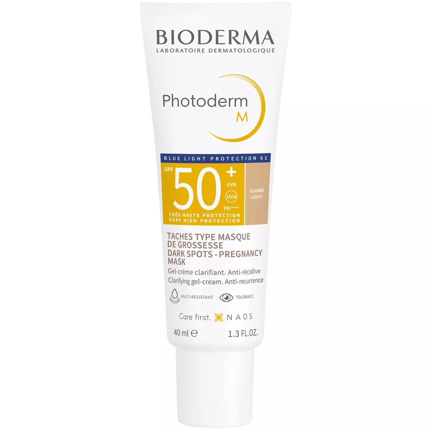 Биодерма Фотодерм Солнцезащитный крем-гель M SPF50+, светлый оттенок