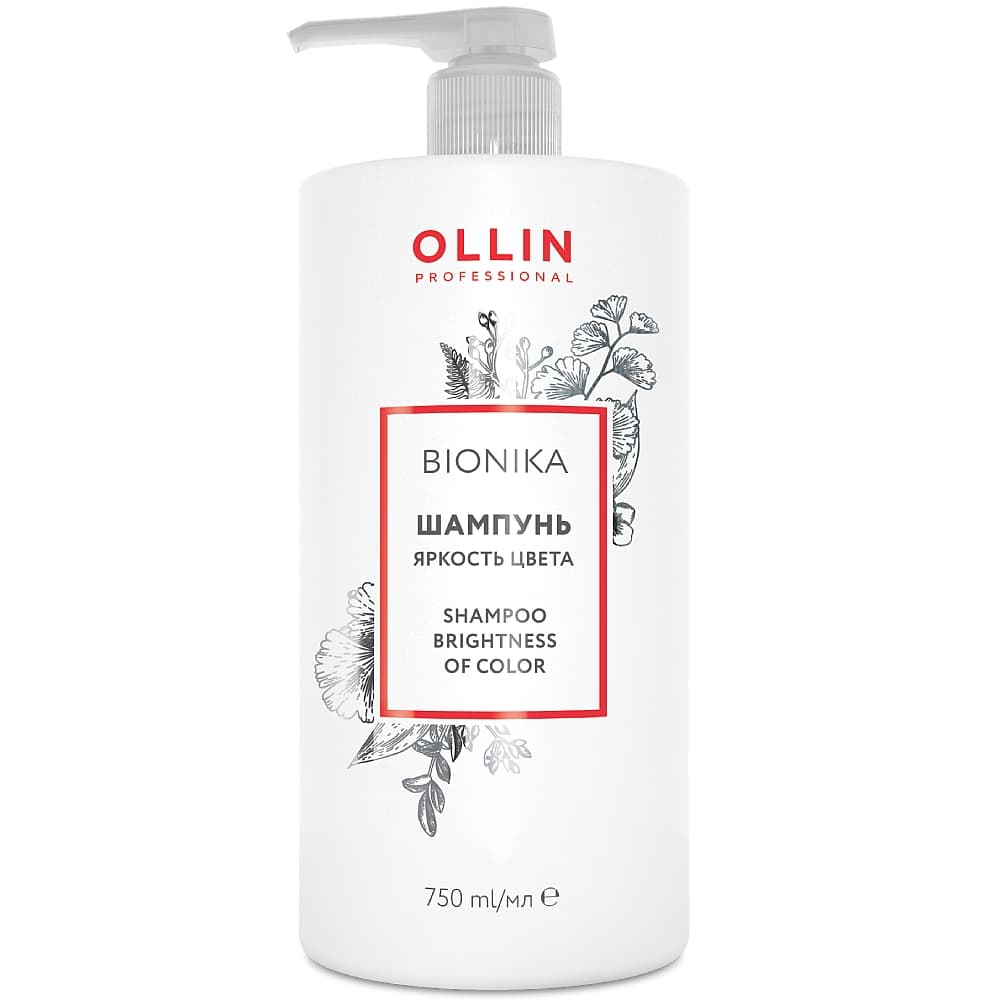 Оллин Професионал Шампунь для окрашенных волос "Яркость цвета", (Ollin Professional, Bionika