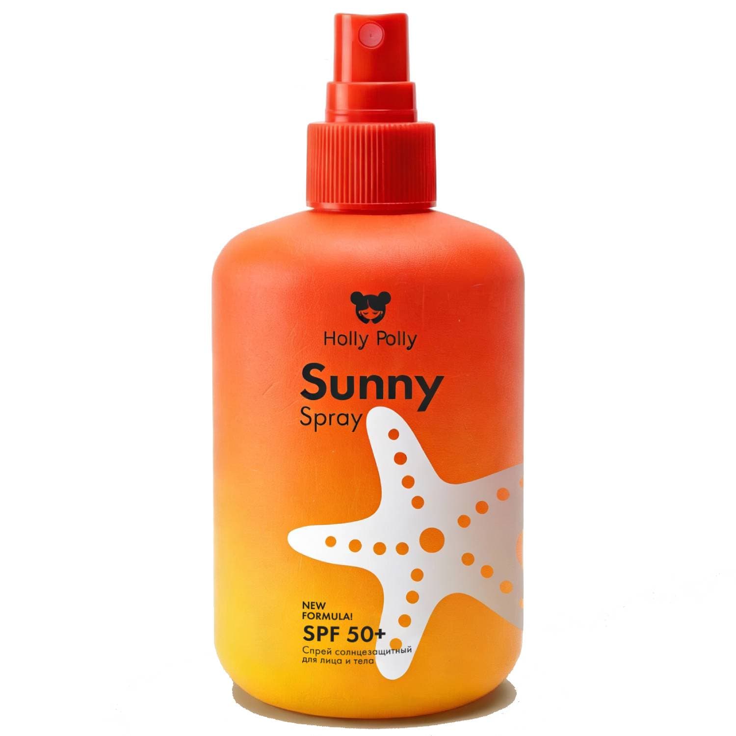 Холли Полли Солнцезащитный спрей для лица и тела SPF50+ / PPD30 3+, (Holly Polly, Sunny)