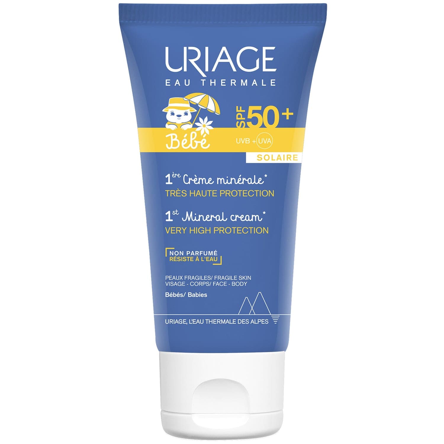 Урьяж Первый минеральный крем SPF50+, (Uriage, Детская гамма)