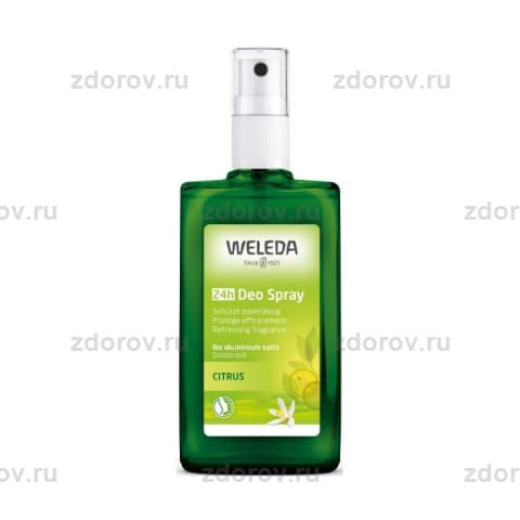 Веледа (Weleda) дезодорант цитрусовый стекл.фл. с распылителем